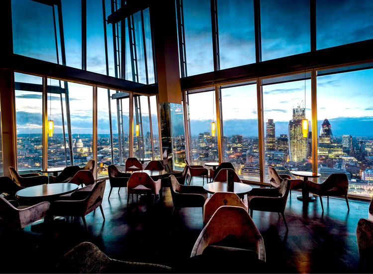 Aqua Shard Restaurant top date ideas in London
