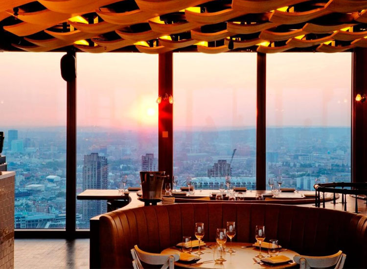 5 Restaurants with the best views in London