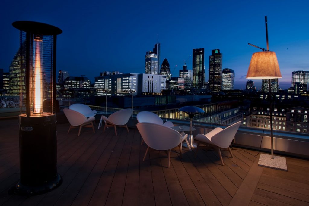 Aviary Rooftop bar restaurant London