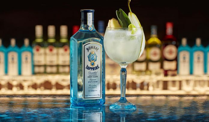 Bombay Saphire Gin and Tonic