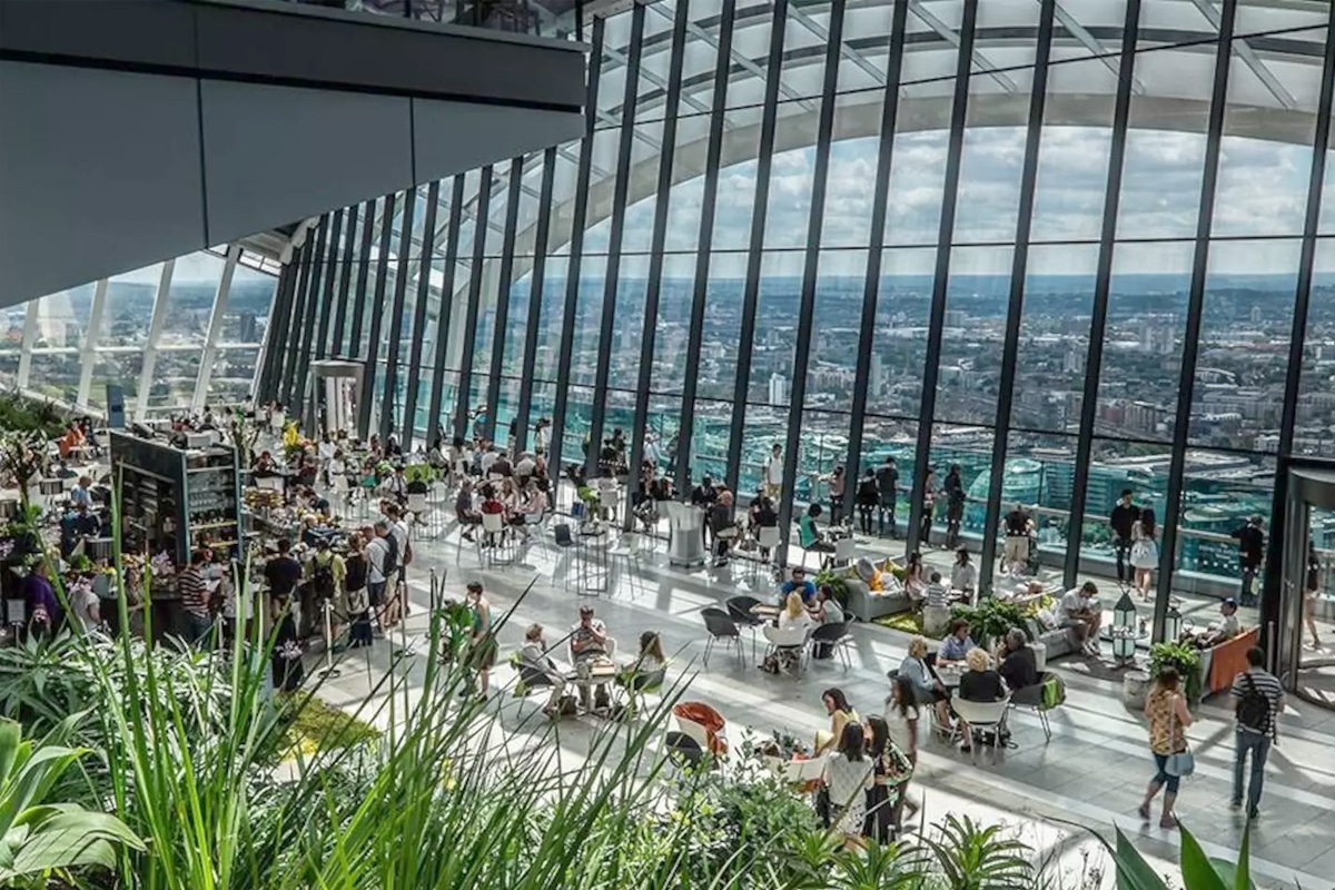 Yoga with a view: the London Skygarden 