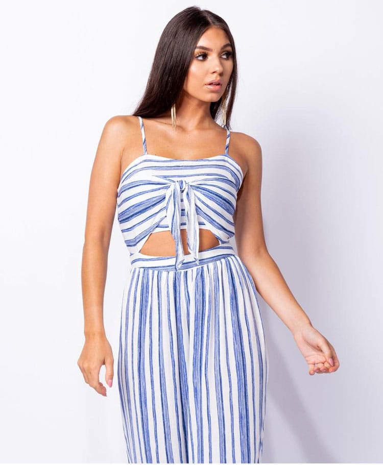 Striped Playsuit alternative summer outfits