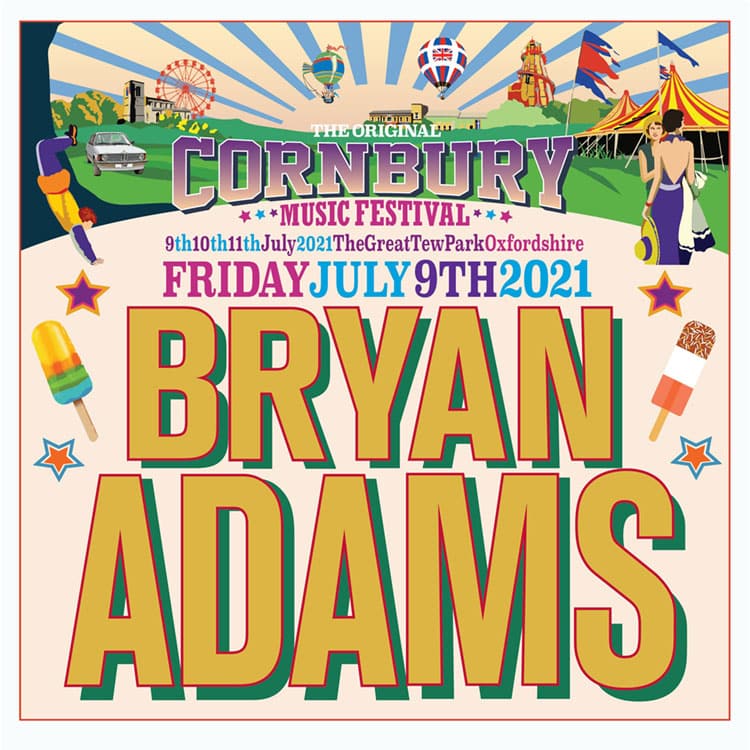 Bryan Adams headlining Cornbury