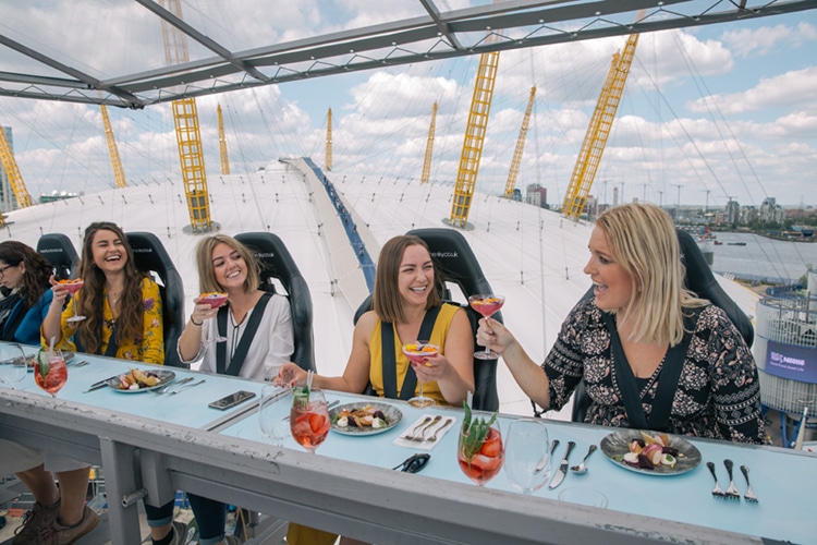 London in the Sky Returns to the O2 Arena, taking dining to new heights