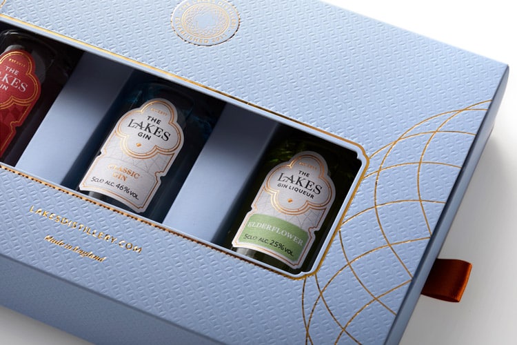 Gin taster gift sets The Lakes Gin Collection