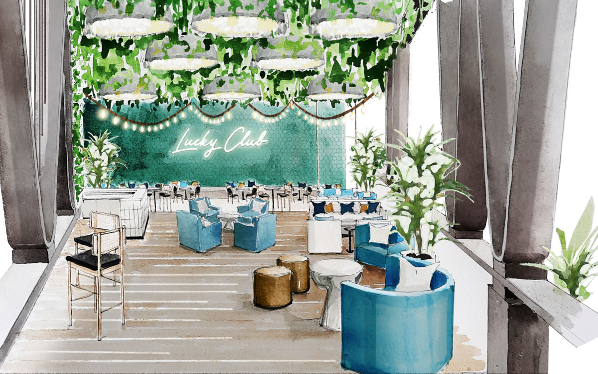 First Look: The Lucky Club Camden Rooftop Bar -