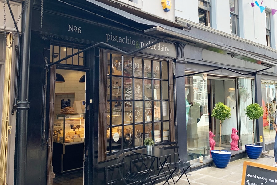 pistachio and pickle top cheese shops in London