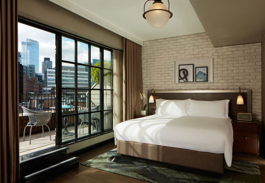 Hotels with a view in London Mondrian