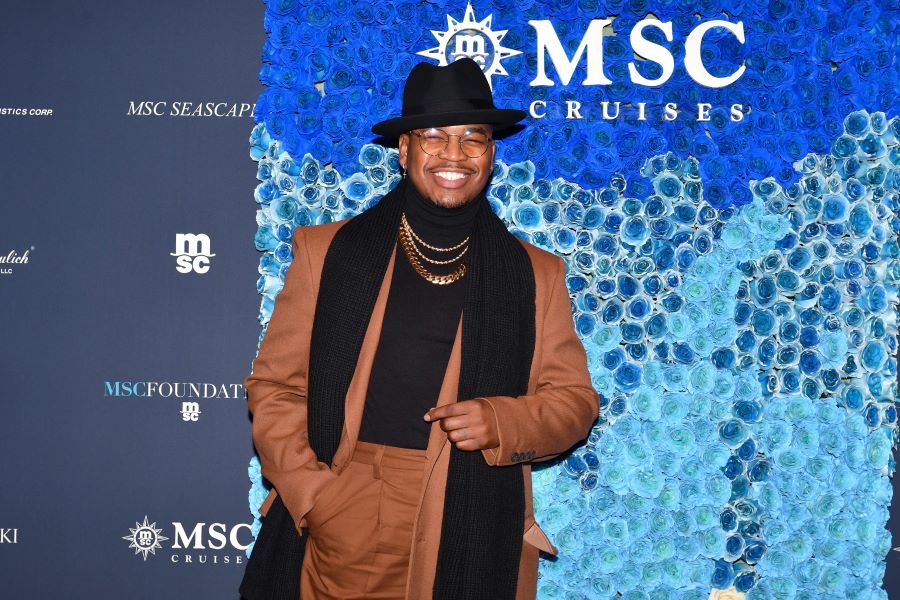 Neyo at the MSC Seascape naming ceremony in New York