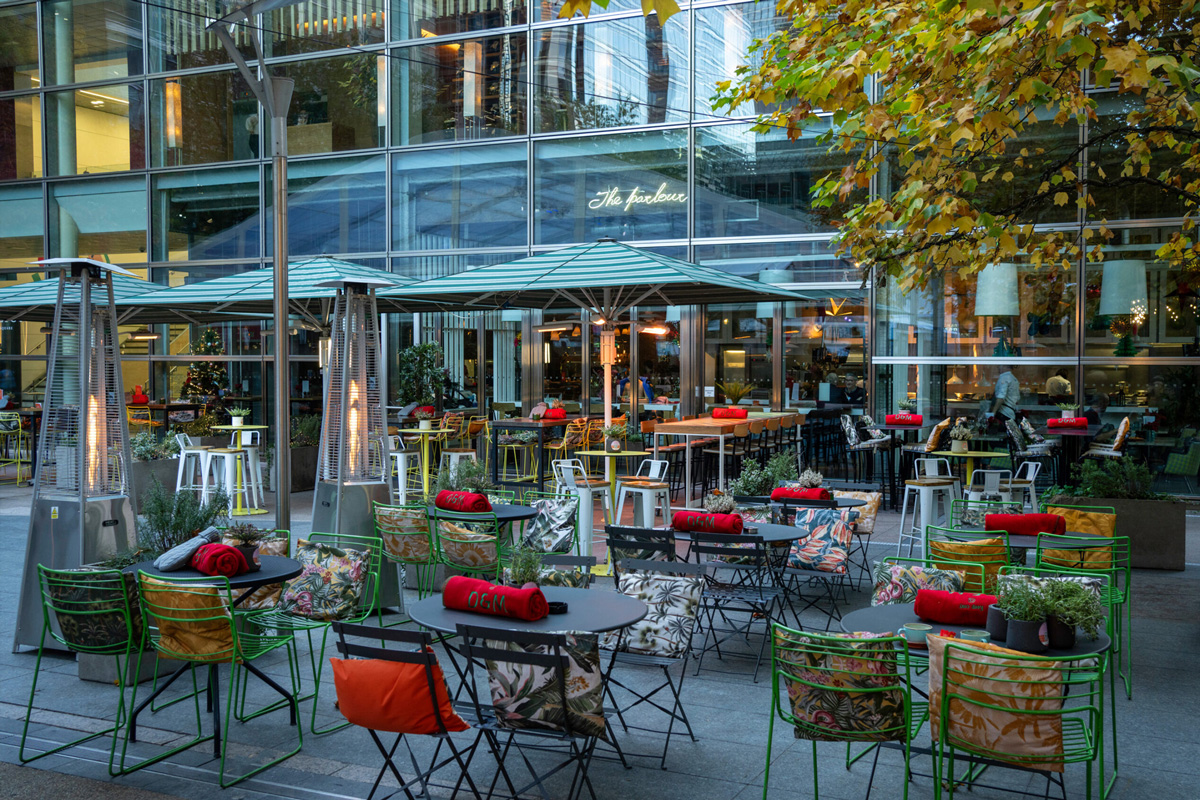 The parlour canary wharf