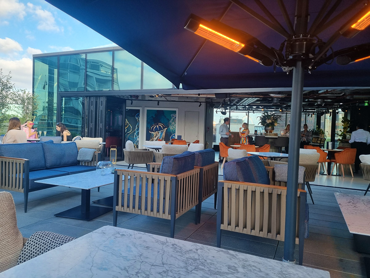Cavo rooftop bar and restaurant