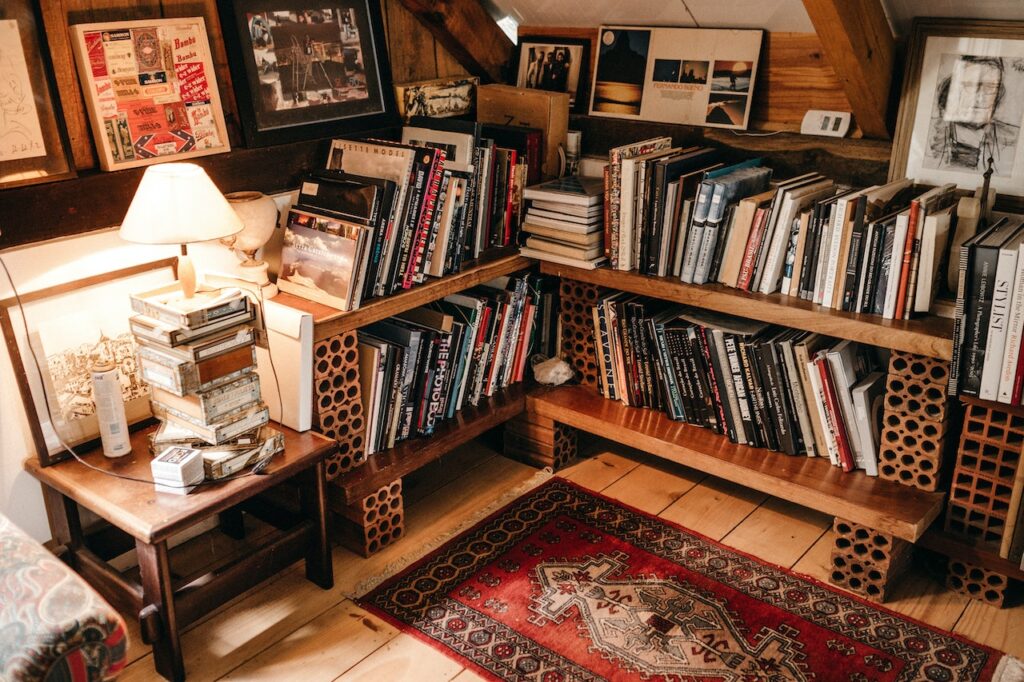 reading room in attic