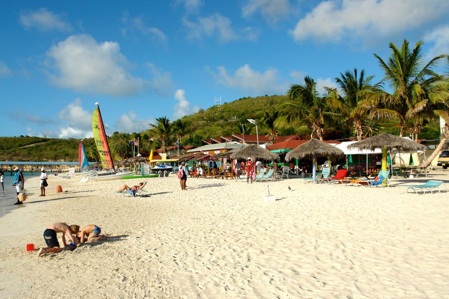 Dickenson Bay beaches in Antigua and Barbuda