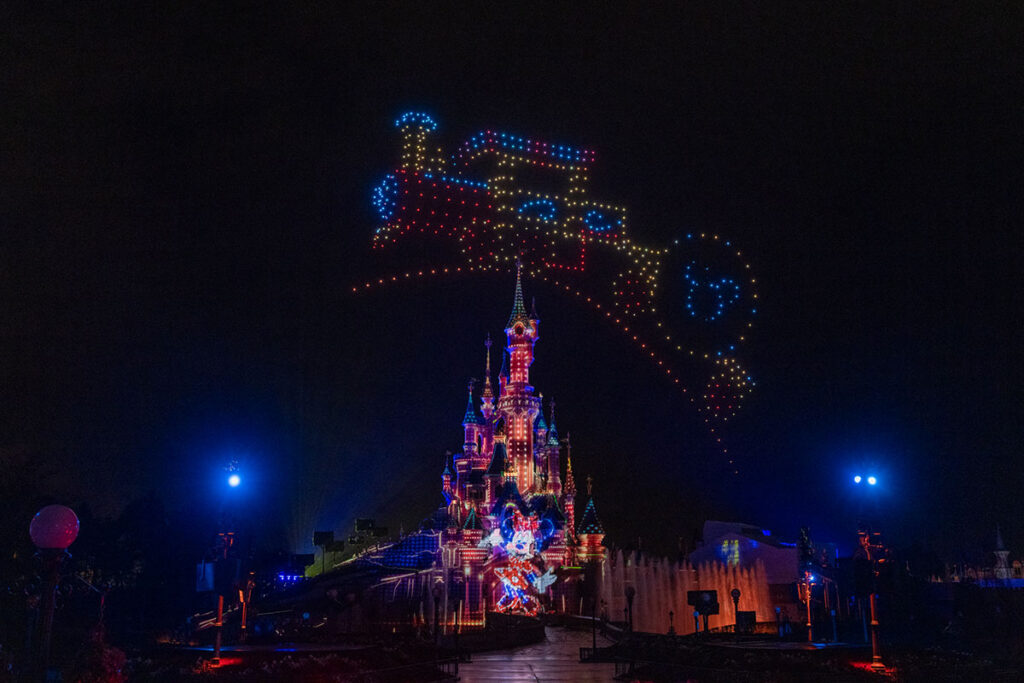 Disney Light Show Disneyland Paris