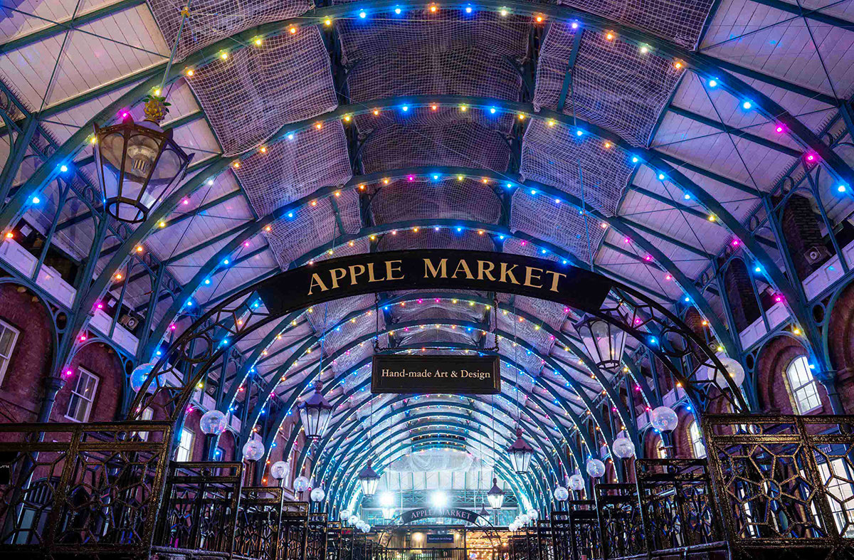 Covent Garden x Paul Smith light installation