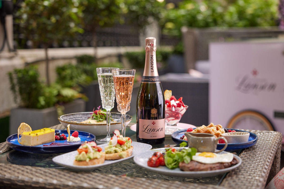 London al fresco champagne spots