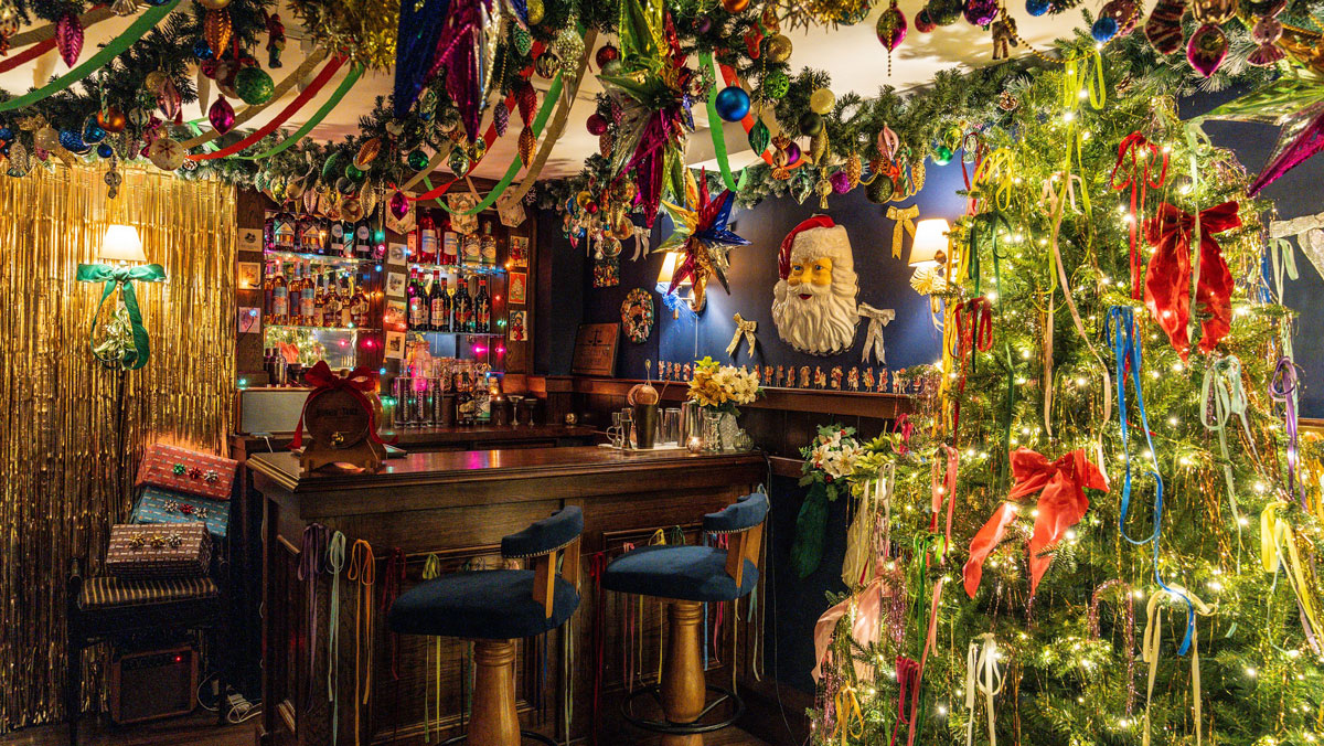 London's secret hidden Christmas bar