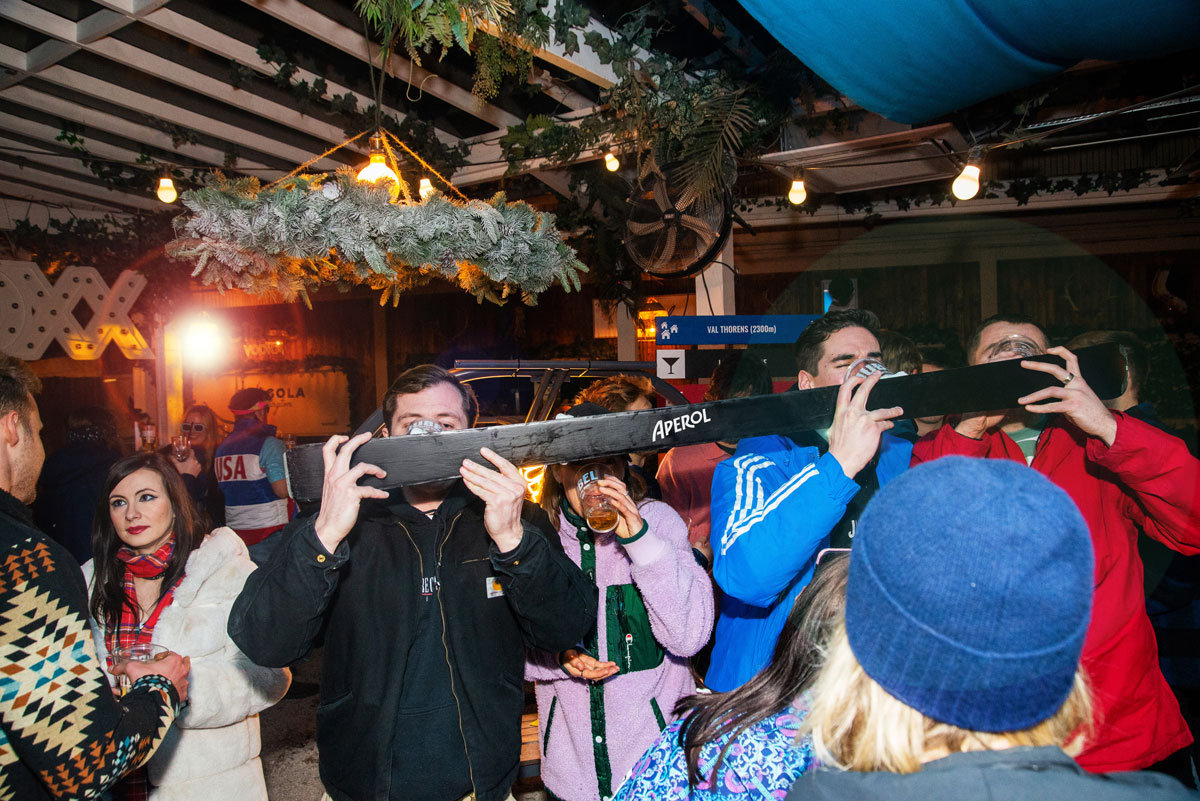 pergola on the piste