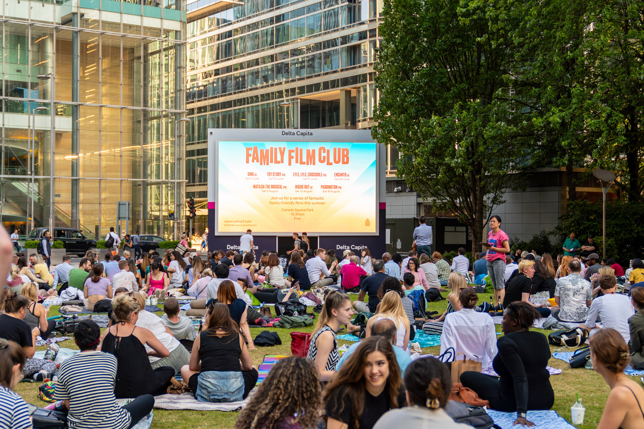 Canary Wharf Summer Screens