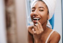 mint oil pulling healthy teeth