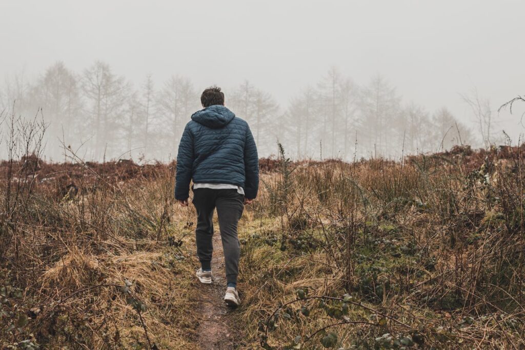 man walking
