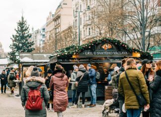 european christmas markets snow