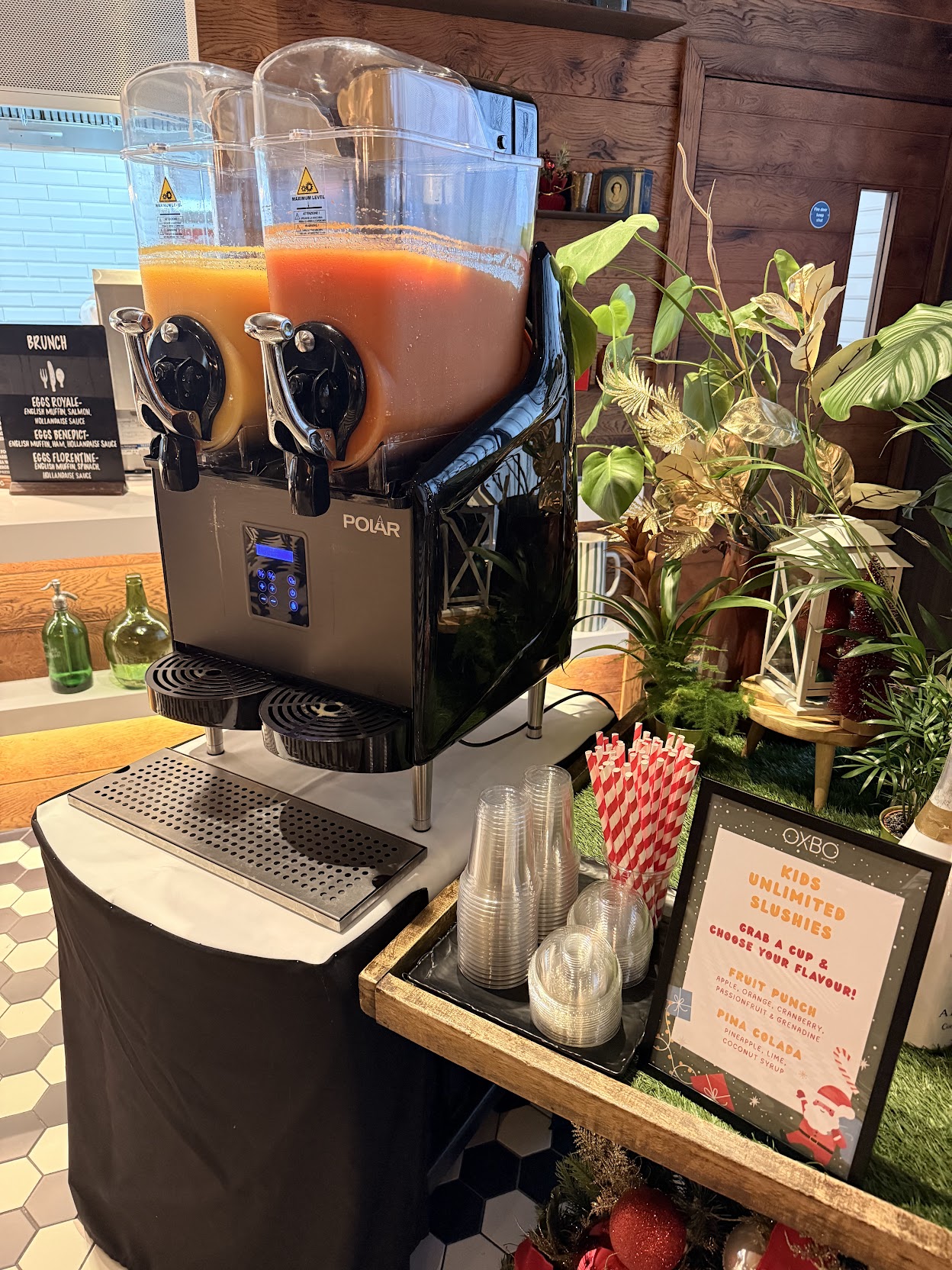 OXBO Bankside santa brunch