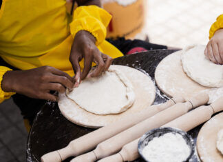 woman in culinary Rwanda