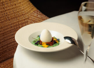 The Kensington Hotel Town House Restaurant Cirque du Soleil inspired meal