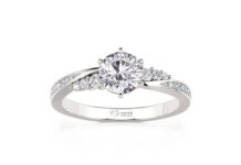 WIN: A Jeulia Sterling Silver Twist Ring Worth £199 Jeulia Twist Round Cut Sterling Silver Ring Competition