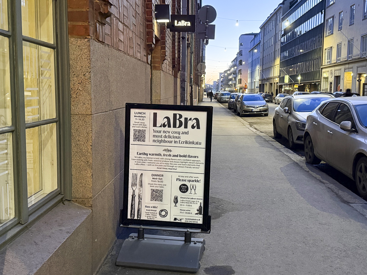 LaBra Helsinki Restaurant Review