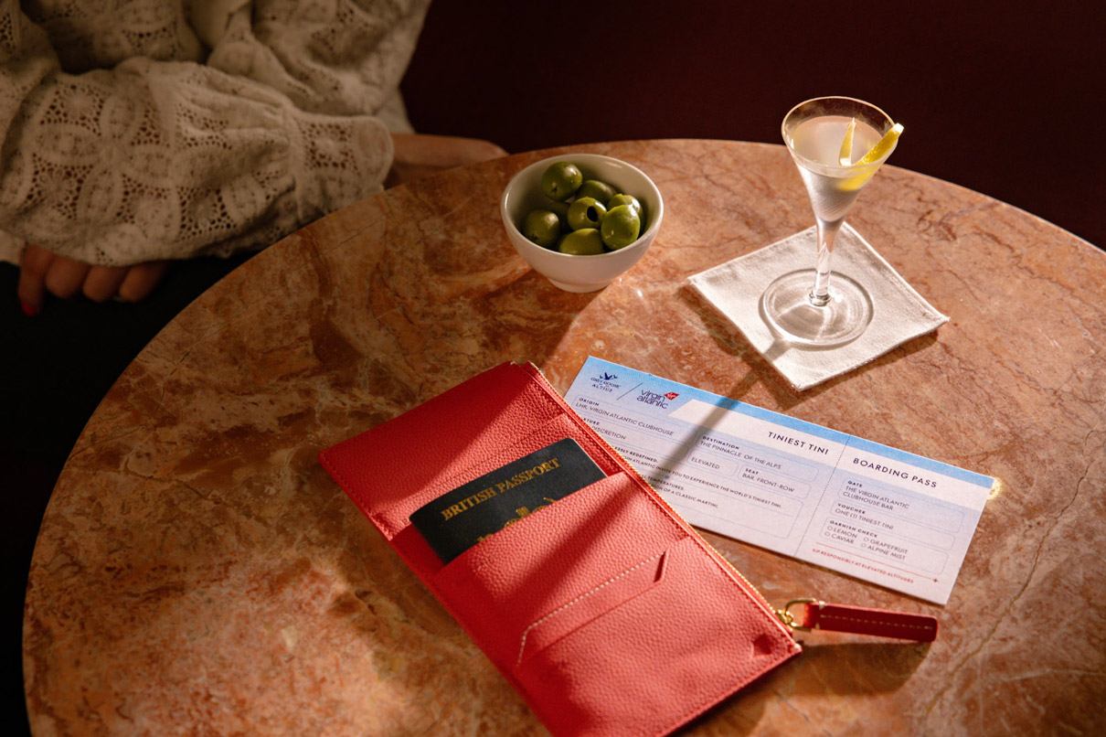 Virgin Atlantic Grey Goose Tiny Tini