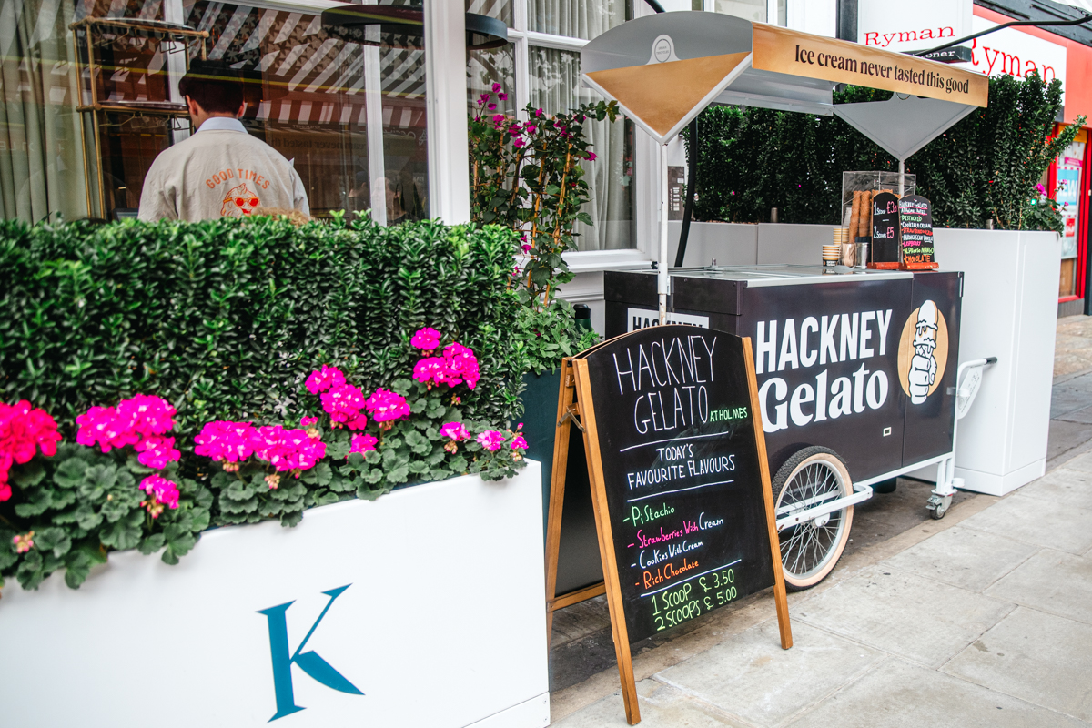 Kitchen at Holmes Gelato Terrace